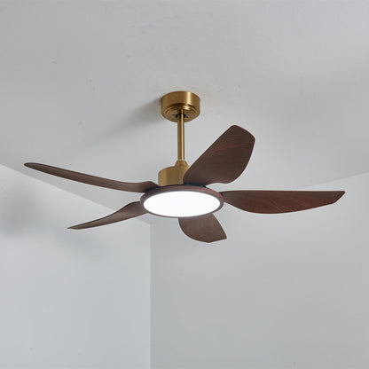 Sirocco Breeze | Ceiling Fan Light with Integrated LED and Walnut Blades 7