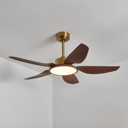 Sirocco Breeze | Ceiling Fan Light with Integrated LED and Walnut Blades 8
