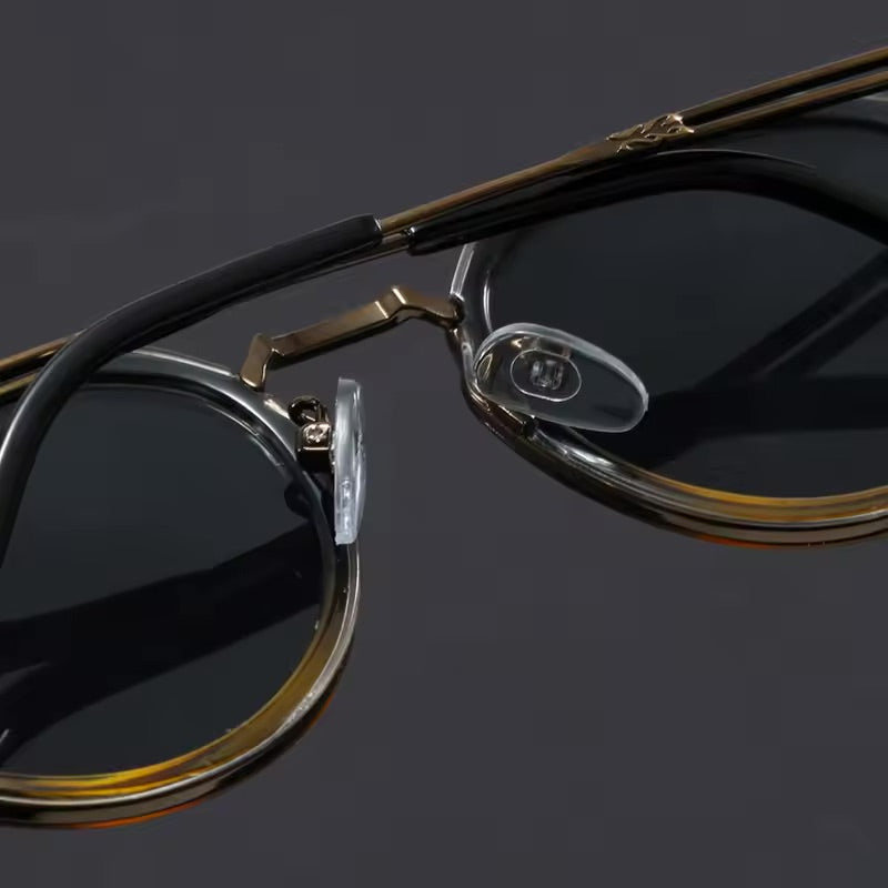 Sleek Metal Sunglasses | Lightweight UV Protection with Anti-Glare Lenses 2