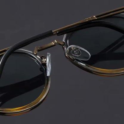 Sleek Metal Sunglasses | Lightweight UV Protection with Anti-Glare Lenses 2