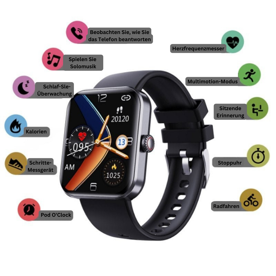 Smart Glucose Monitoring Watch | Non-Invasive Health Tracker 6