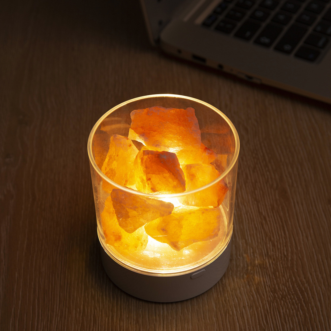 Smart Himalayan Salt Lamp | Air Purifying with Customizable Lighting 1