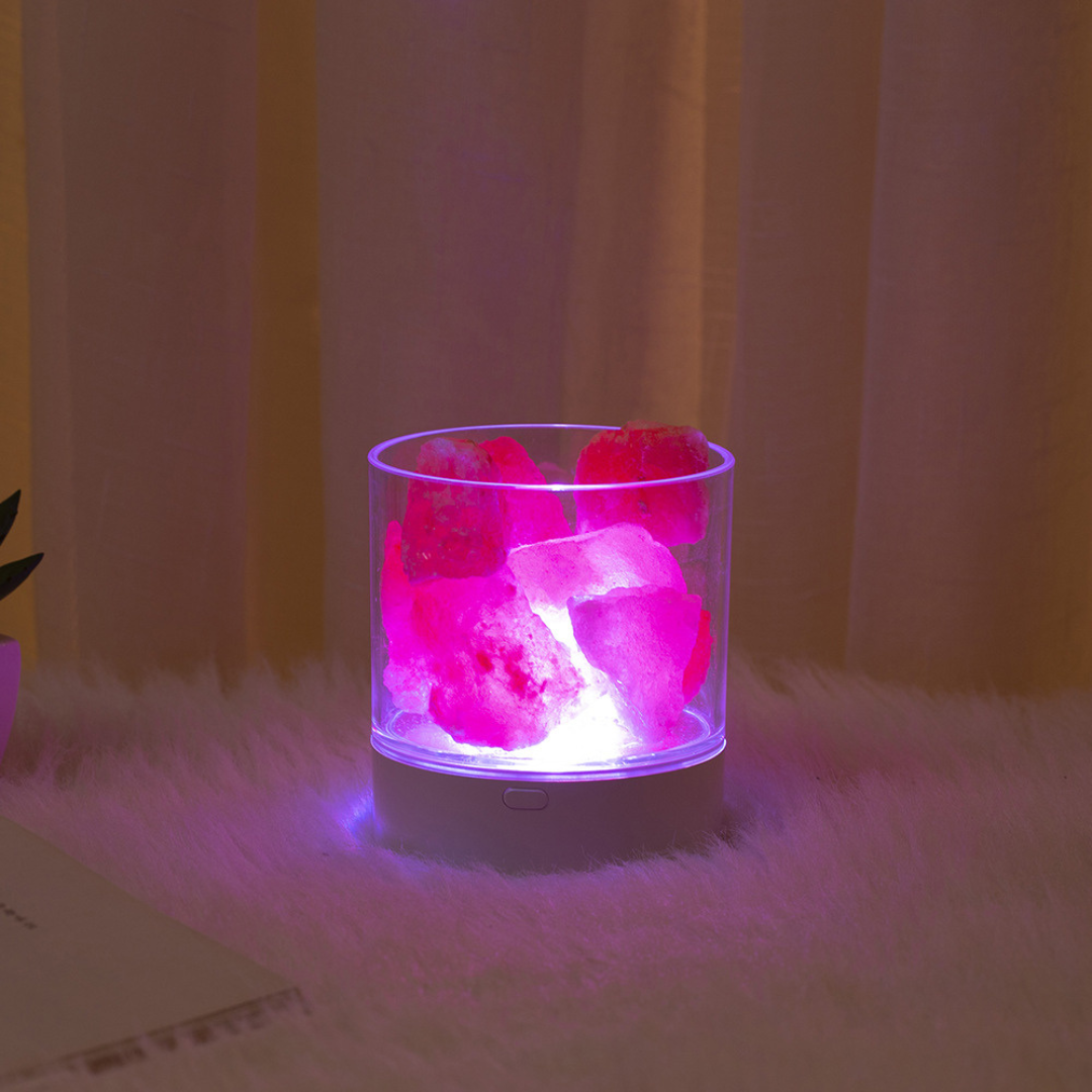 Smart Himalayan Salt Lamp | Air Purifying with Customizable Lighting 2