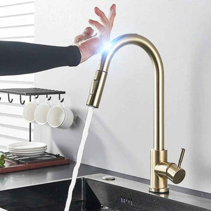 Smart Kitchen Faucet | Touch Control with Pull-Out Sprayer Nozzle 1