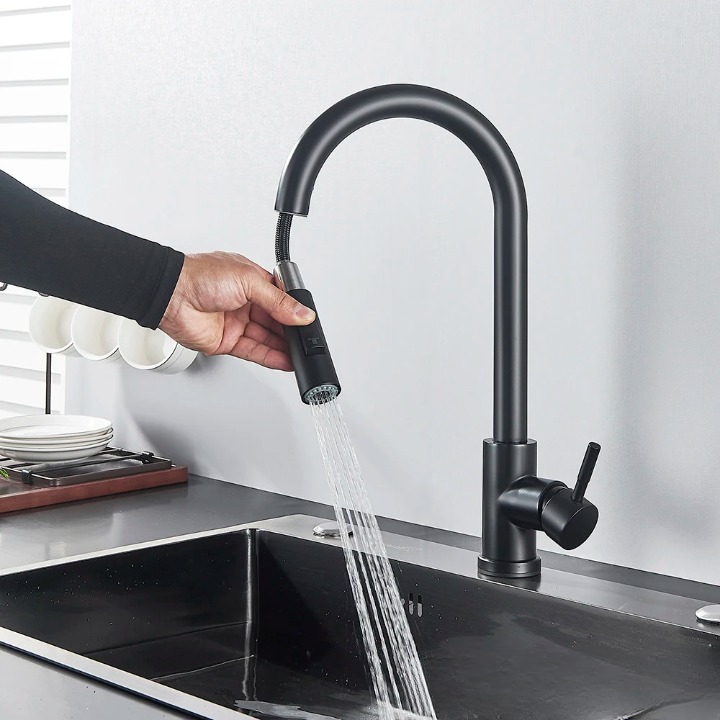 Smart Kitchen Faucet | Touch Control with Pull-Out Sprayer Nozzle 4