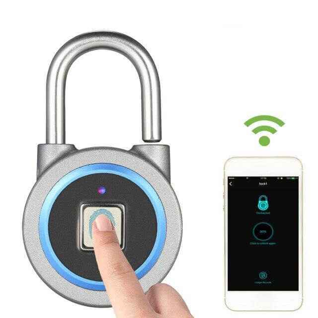 Smart Lock | Biometric Fingerprint Keyless Entry with Bluetooth Access 0