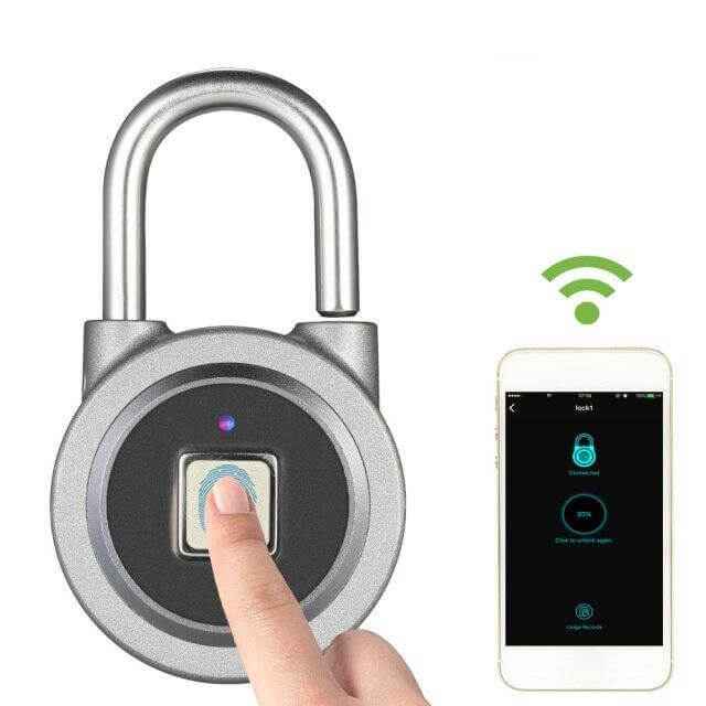 Smart Lock | Biometric Fingerprint Keyless Entry with Bluetooth Access 2
