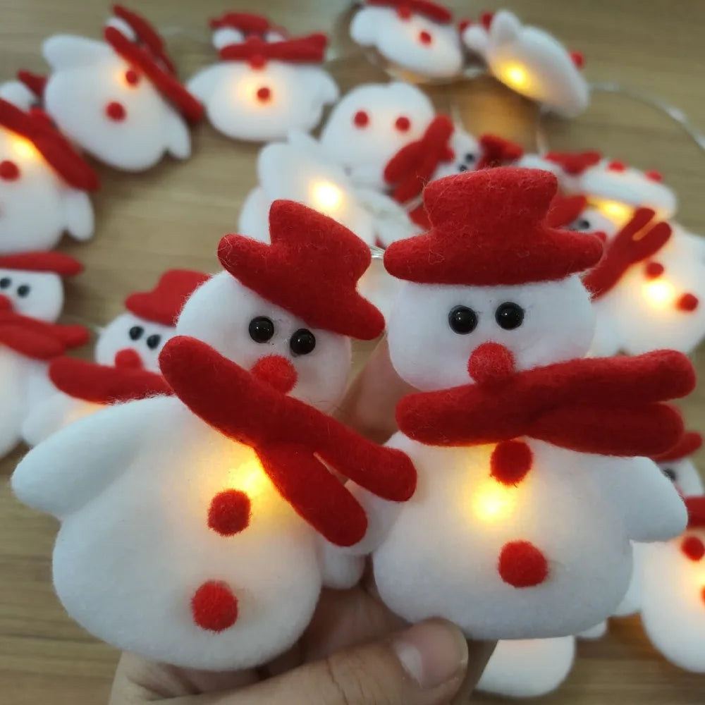 Snowman Christmas Tree Lights | Playful Hanging Ornaments for Holiday Decor 4