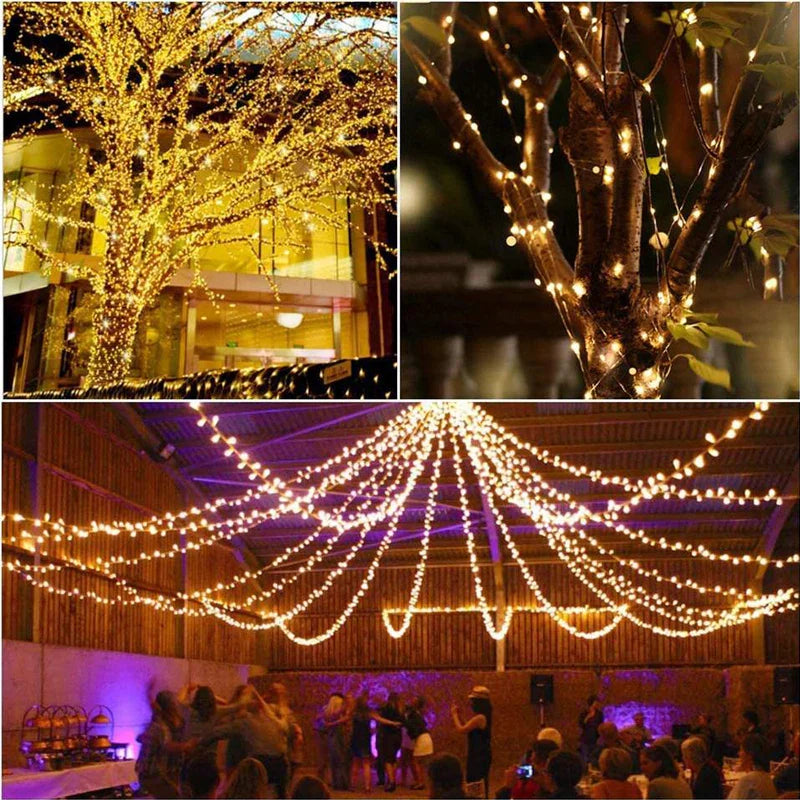 Solar-Powered Decorative Lights | Enchanting Outdoor Garland for Events 1
