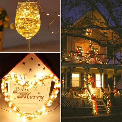 Solar-Powered Decorative Lights | Enchanting Outdoor Garland for Events 2