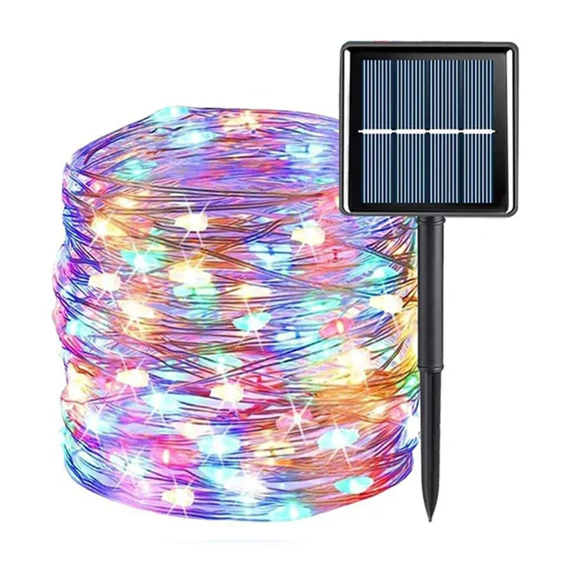 Solar-Powered Decorative Lights | Enchanting Outdoor Garland for Events 7
