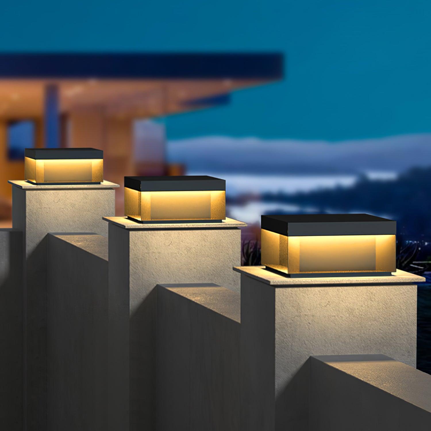 Solar Outdoor Post Light | Waterproof IP65 Landscape Illumination 5