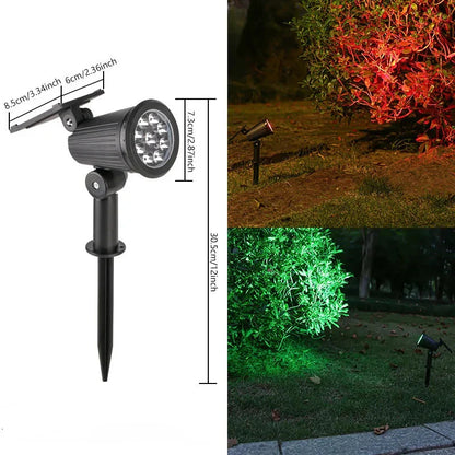 Solar Powered Garden Spotlight | 9 Color LED Outdoor Lighting 3