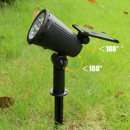 Solar Powered Garden Spotlight | 9 Color LED Outdoor Lighting 5