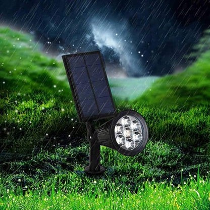 Solar Powered Garden Spotlight | 9 Color LED Outdoor Lighting 7