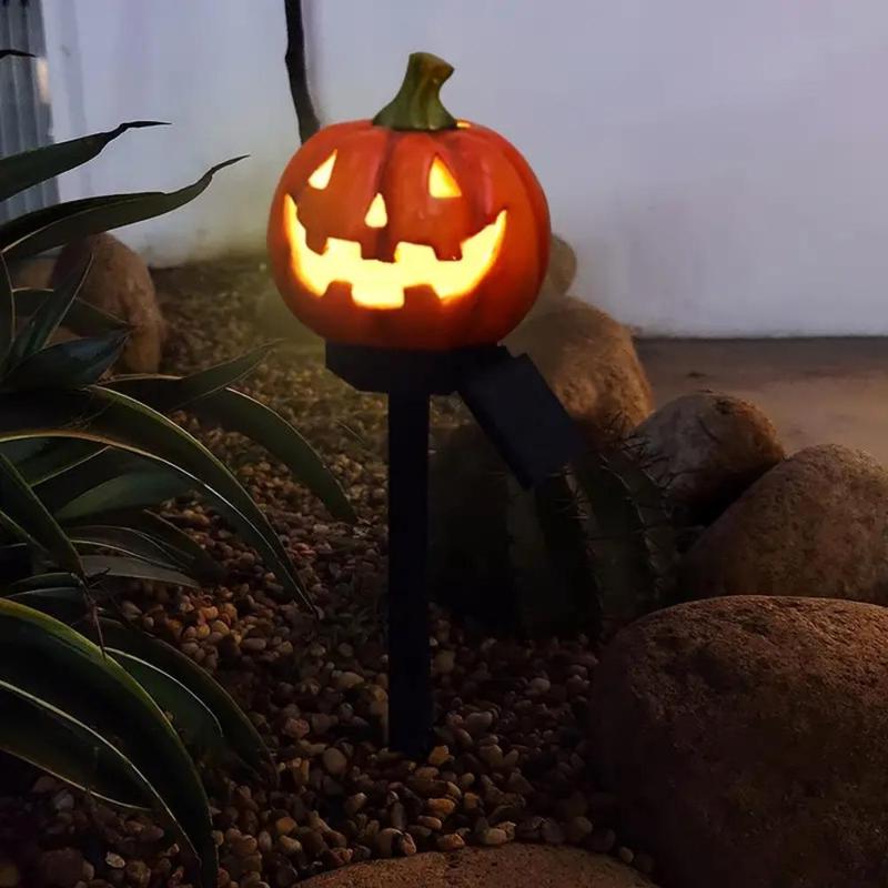Solar Pumpkin Light | Eco-Friendly Halloween Decoration for Outdoor Use 4