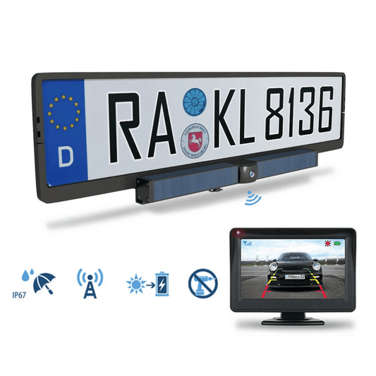 Solar Rear-View Camera System | Wireless HD with Night Vision 0