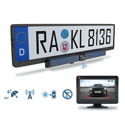 Solar Rear-View Camera System | Wireless HD with Night Vision 1