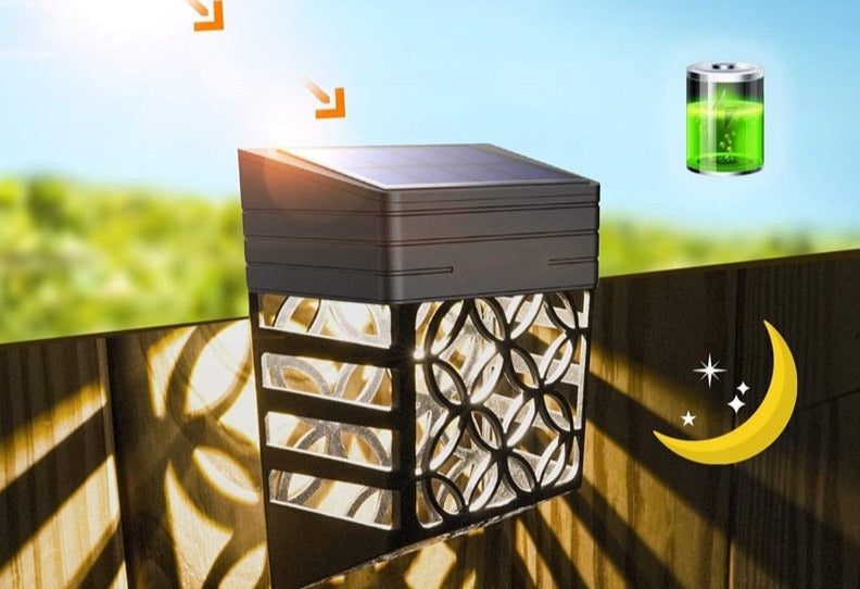 Solar Wall Lights Outdoor | Energy-Efficient Smart Sensor Fixture 4