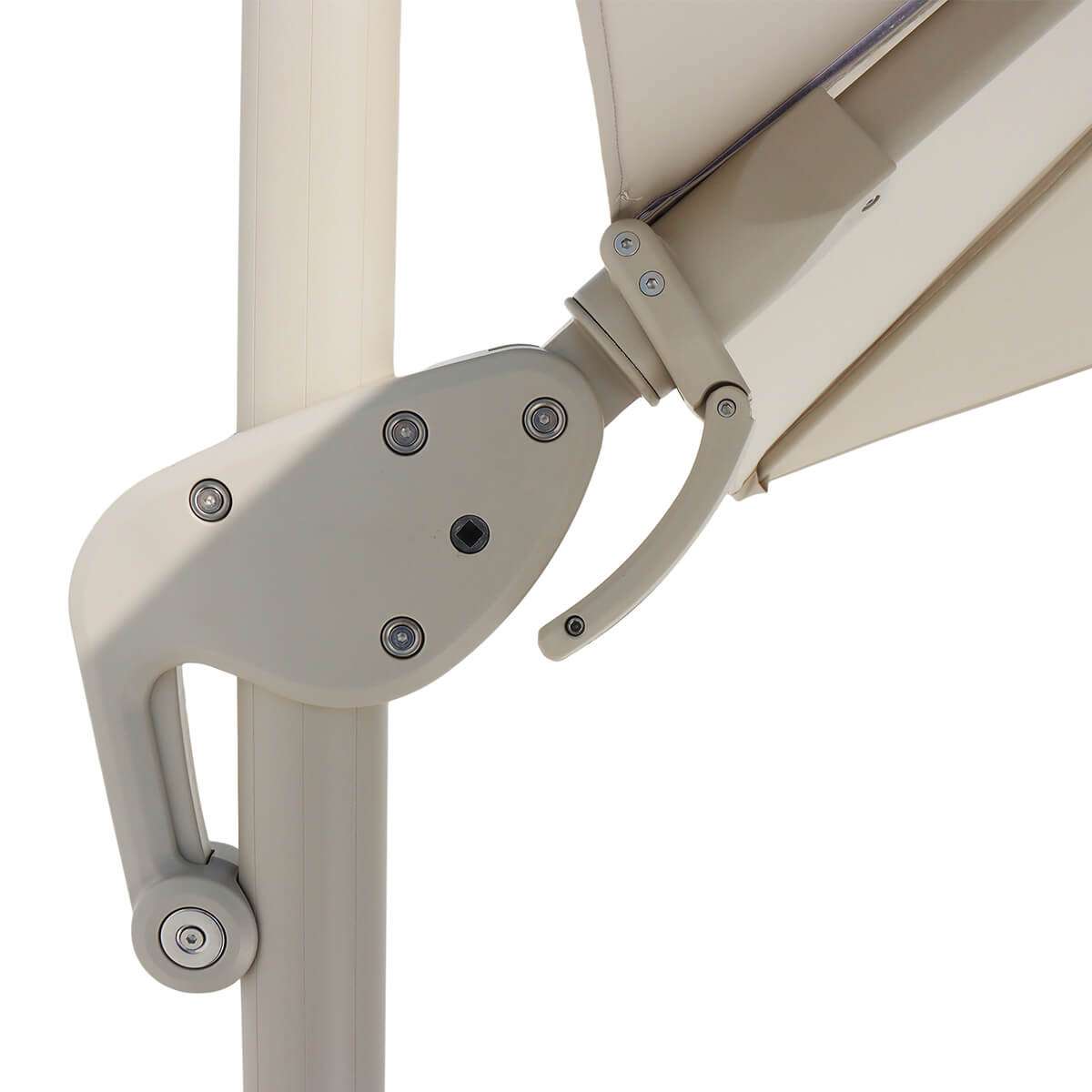 Square Cantilever Patio Umbrella | Offset Design with Freestanding Base for Outdoor Shade 4