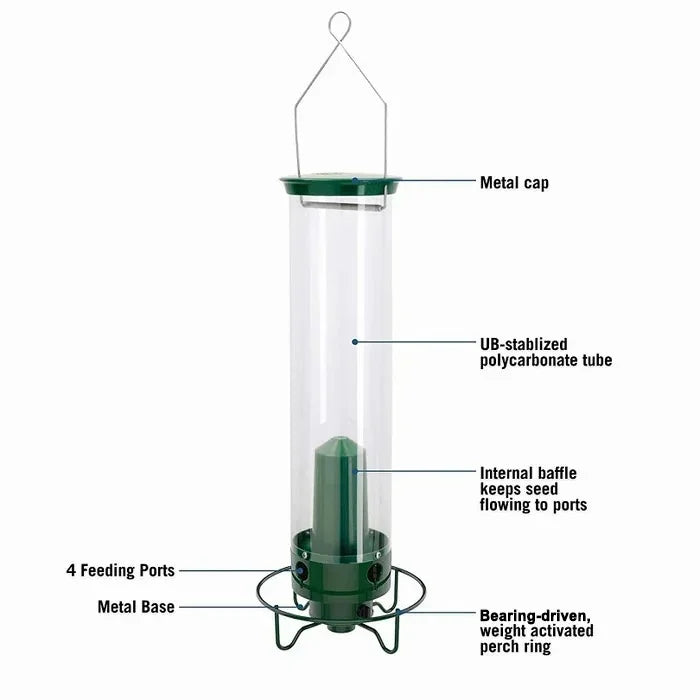 Squirrel Proof Bird Feeder | Weight-Activated Design with 5 lb Capacity 6