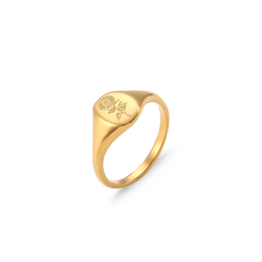 Stackable Rings for Women | Durable Tarnish Resistant 18K Stainless Steel 7