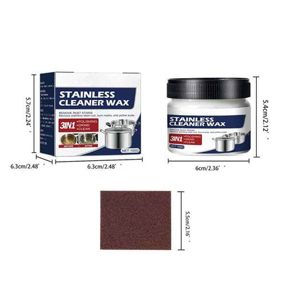 Stainless Steel Cleaning Paste | Eco-Friendly Stain Remover for Shine 2