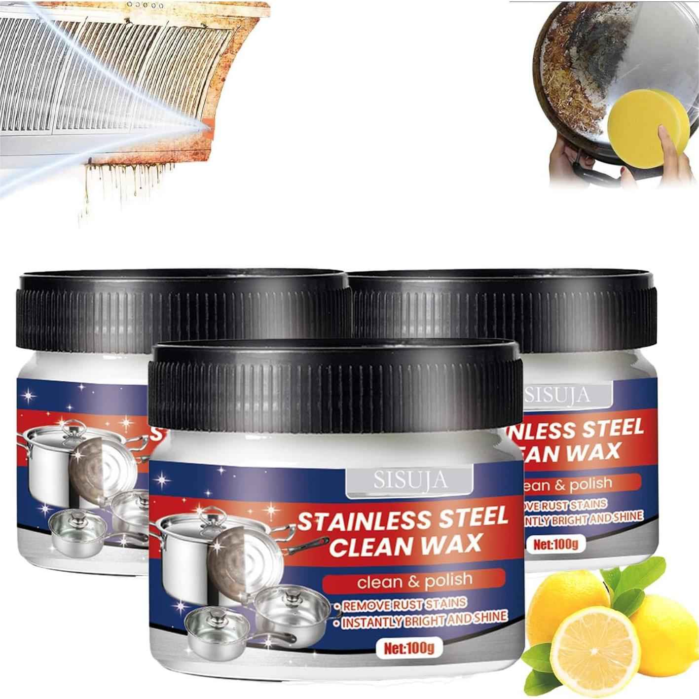 Stainless Steel Cleaning Paste | Eco-Friendly Stain Remover for Shine 4
