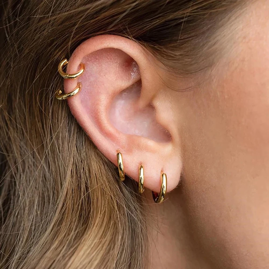 Stainless Steel Hoop Earrings | Dainty 2mm Design for Everyday Elegance 0