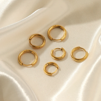 Stainless Steel Hoop Earrings | Dainty 2mm Design for Everyday Elegance 1