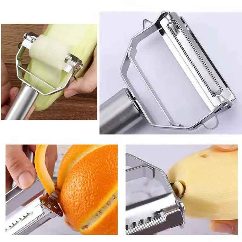 Stainless Steel Vegetable Peeler | Ergonomic Grip for Effortless Peeling 3