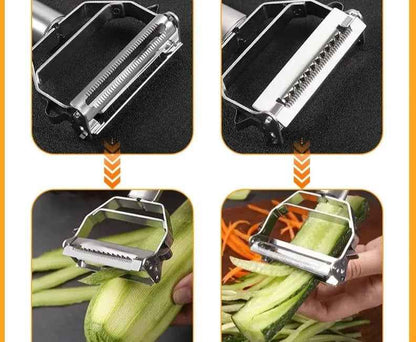 Stainless Steel Vegetable Peeler | Ergonomic Grip for Effortless Peeling 4