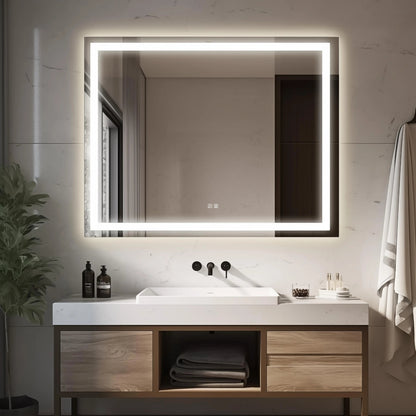 Standard Center Glow LED Badrumsspegel