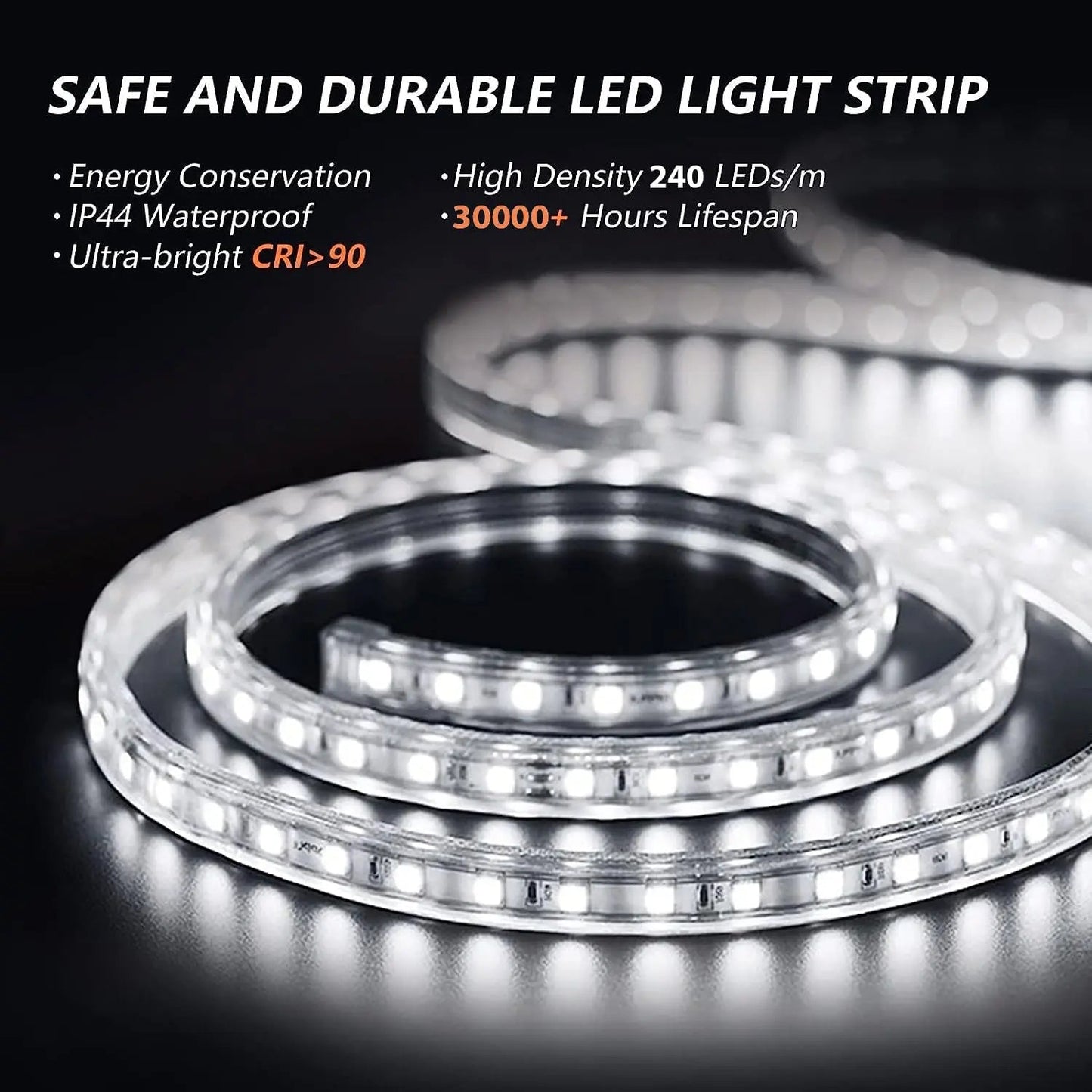 Standard slankt bakbelyst LED baderomsspeil