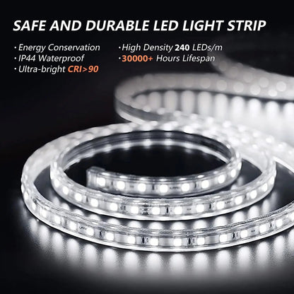 Standard slankt bakbelyst LED baderomsspeil