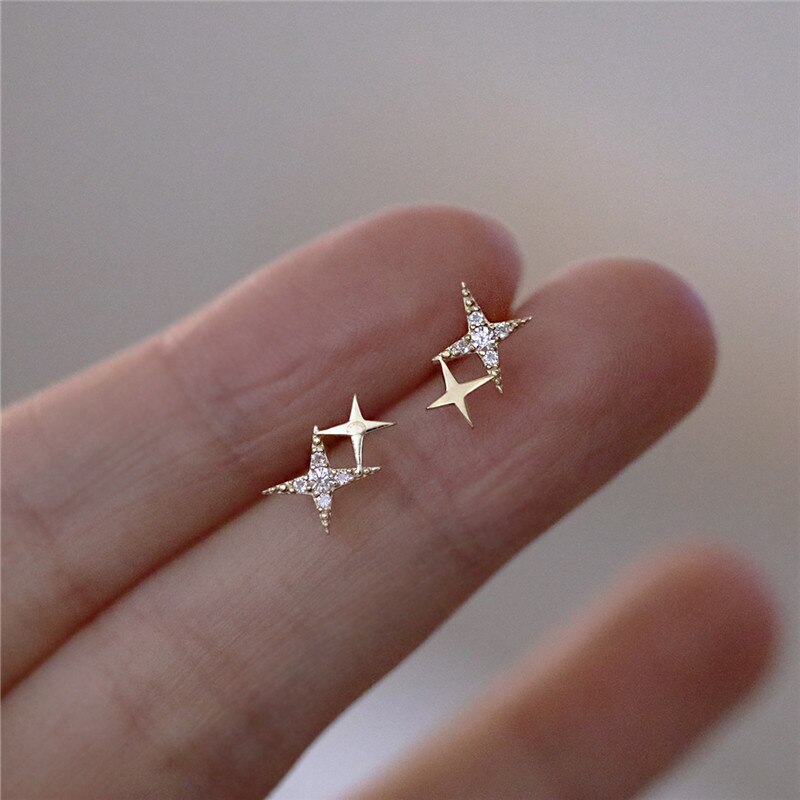 Starburst Earrings | Dainty Hypoallergenic S925 Sterling Silver Design 4