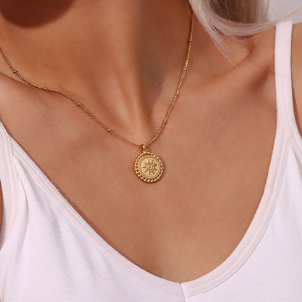 Starlight Gold Pendant Necklace | Ethically Sourced 18k Gold-Plated Design 2