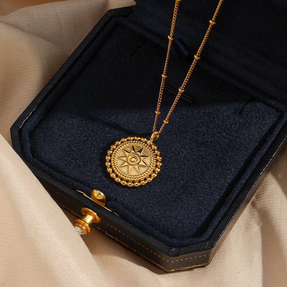 Starlight Gold Pendant Necklace | Ethically Sourced 18k Gold-Plated Design 3