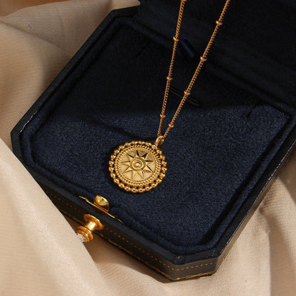 Starlight Gold Pendant Necklace | Ethically Sourced 18k Gold-Plated Design 3