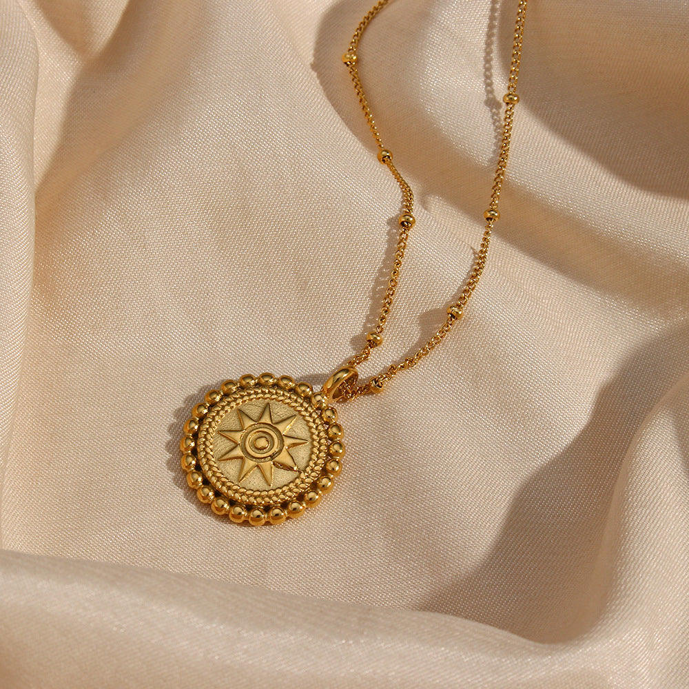 Starlight Gold Pendant Necklace | Ethically Sourced 18k Gold-Plated Design 5