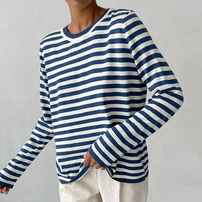 Striped Casual Sweater | Relaxed Fit for Everyday Comfort 0