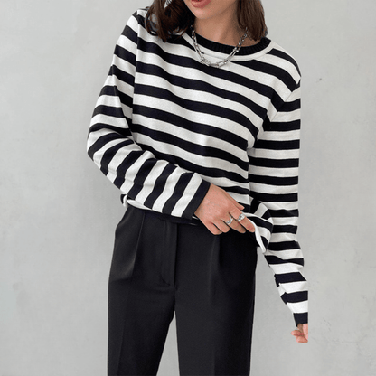 Striped Casual Sweater | Relaxed Fit for Everyday Comfort 10