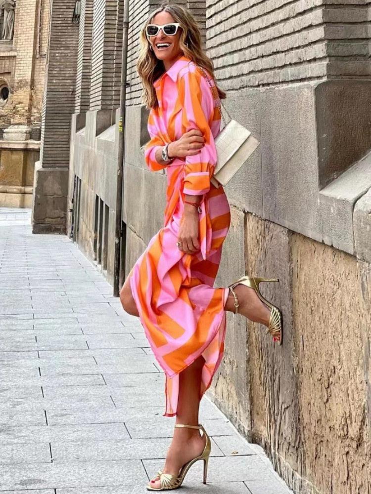 Striped Wrap Maxi Dress | Lightweight and Flowy Summer Essential 2