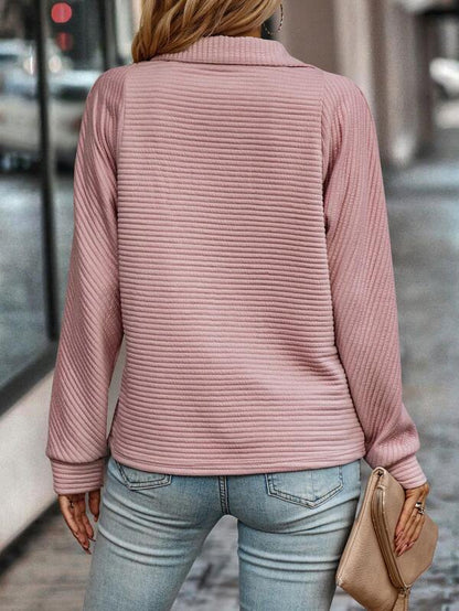Structured Half-Zip Sweatshirt for Casual Style – Comfortable and Modern Design 5