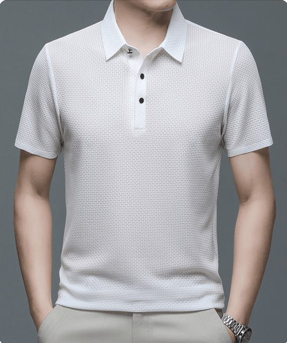 Structured Men's Polo Shirt | Lightweight Breathable Fabric for All-Day Comfort 2