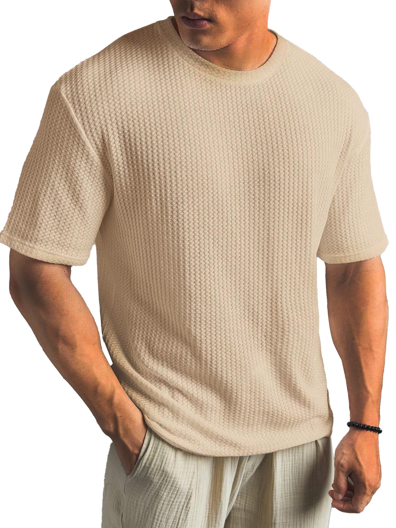 Structured Short Sleeve Shirt | Soft Textured Fabric for Everyday Elegance 6
