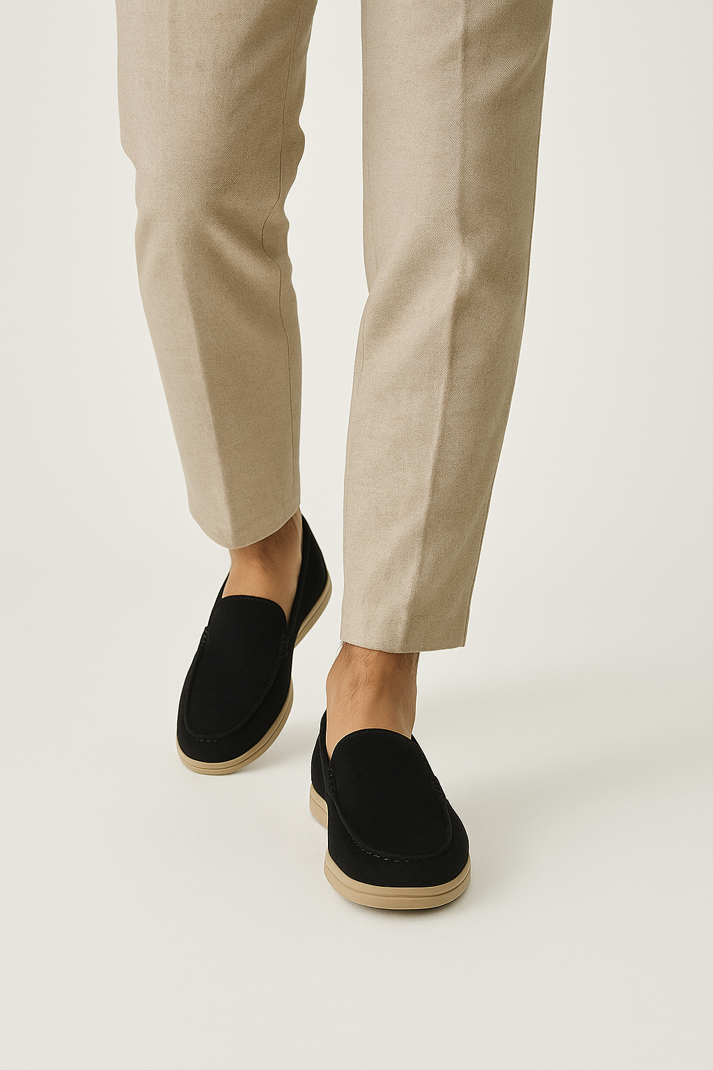 Suede Loafers for Women | Flexible Slip-On Design with Rubber Sole 6