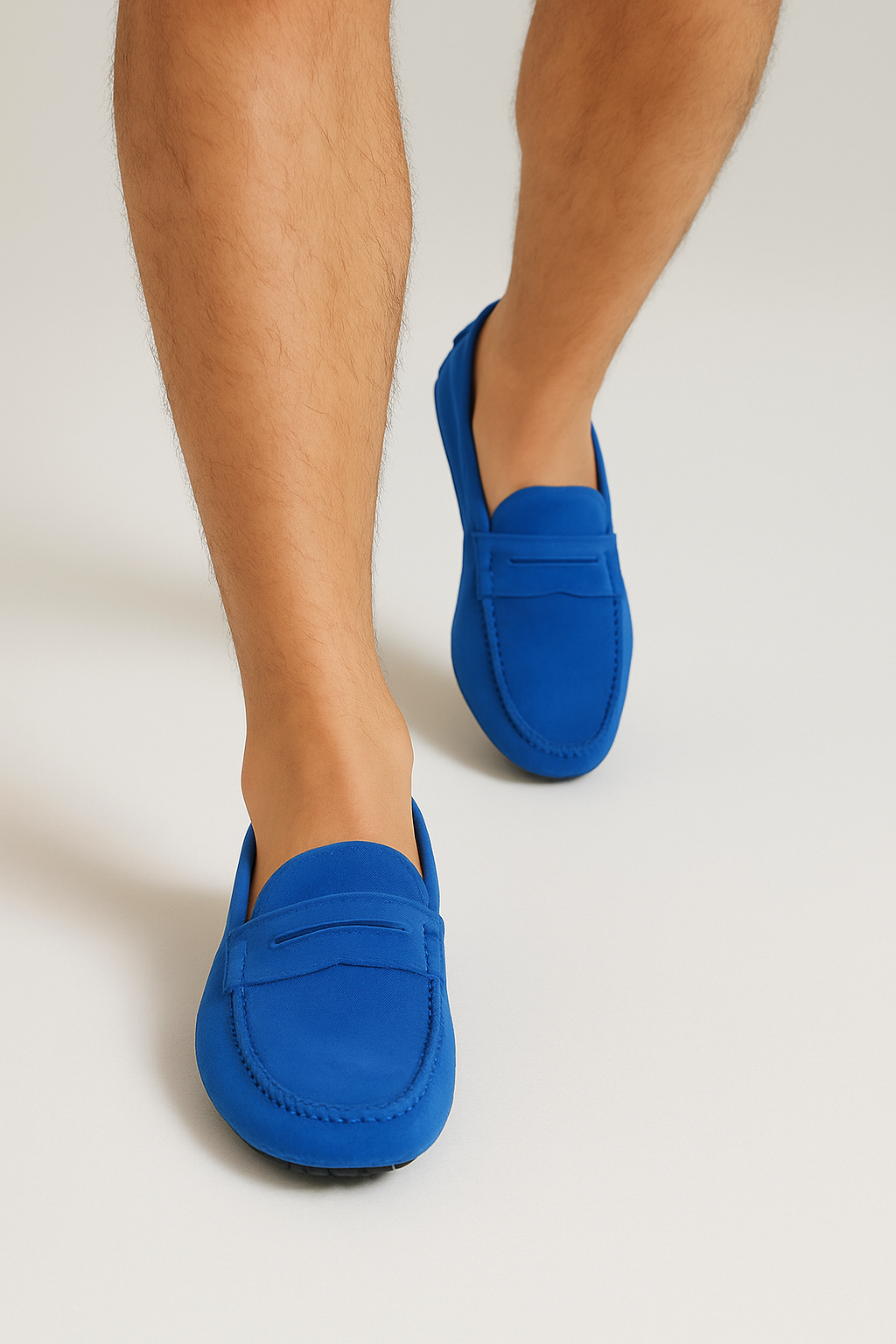 Suede Moccasin Loafer | Soft Comfort with Classic Penny Detail & Grip Sole 6