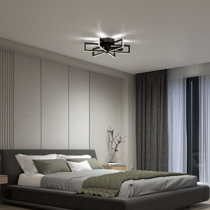 Swirl | 26 in. LED Modern Ceiling Fan with Remote Control & 3 Speeds 1
