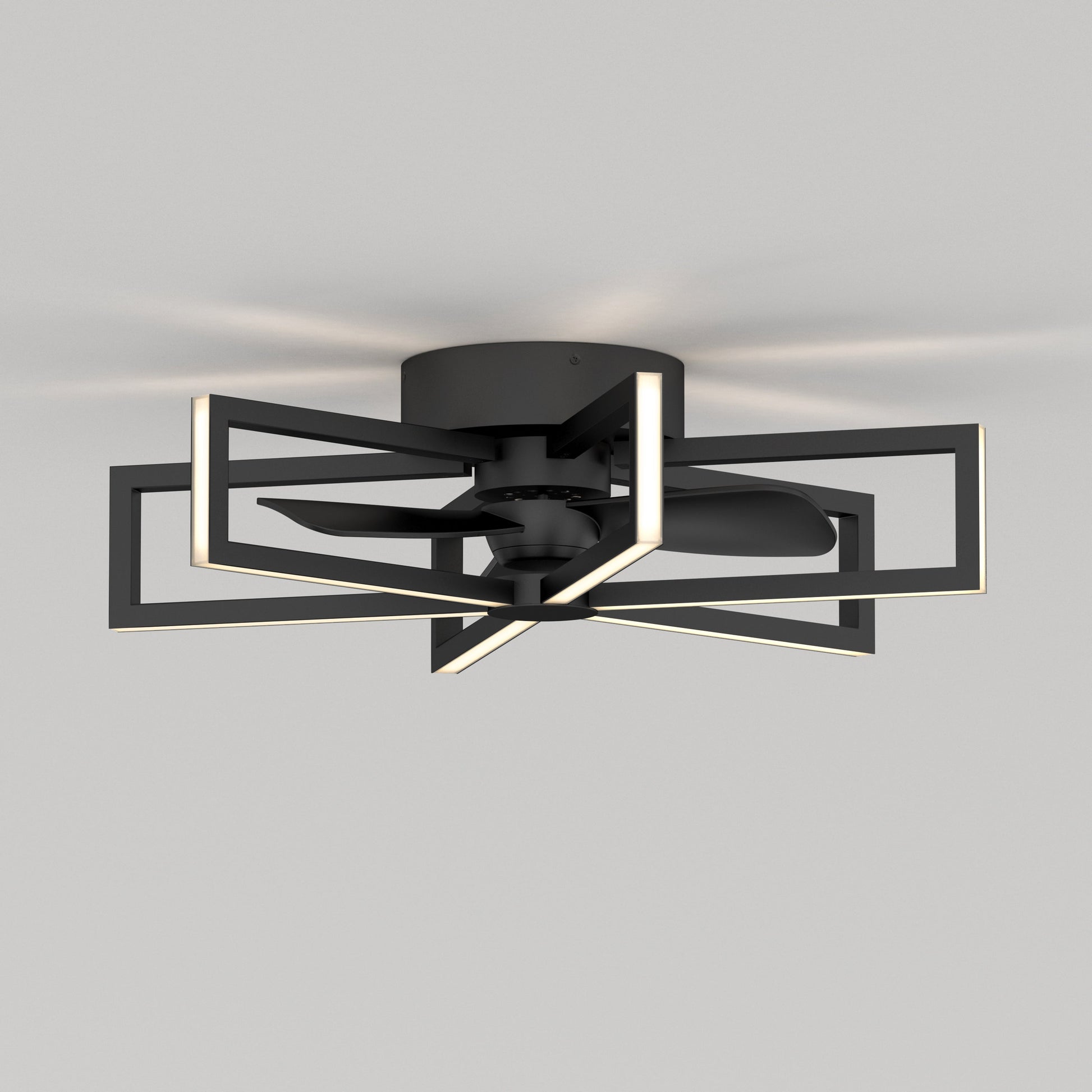 Swirl | 26 in. LED Modern Ceiling Fan with Remote Control & 3 Speeds 2